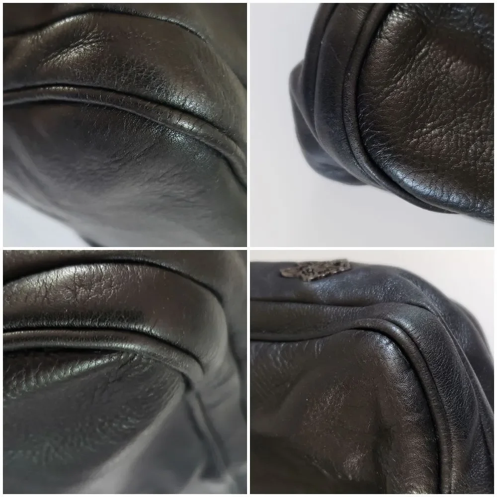 Zadig & Voltaire Lucien Noir Leather Bag